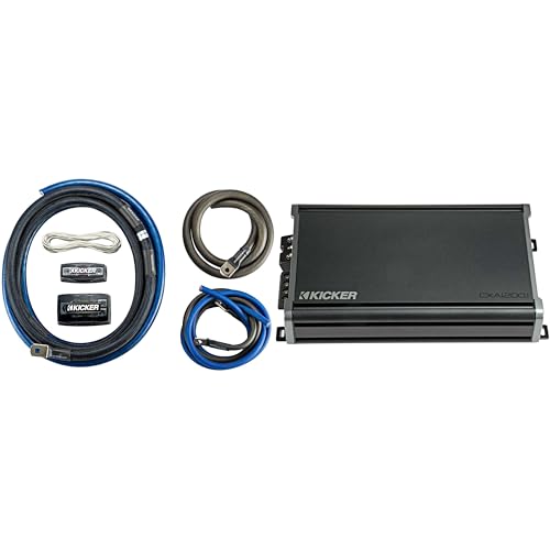 KICKER CXA1200.1 1200 Watt Mono Amp & 1/0AWG Power Kit