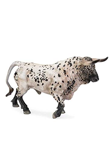Deqube- Bravo Ensabanado Trotando Figura de Toro, Color blanco, 17x8x4,2 (90110003) , color/modelo surtido