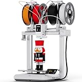 Anycubic Kobra X 3D Printer, 600mm/s High-Speed FDM Printer with 4-Color Printing, 49-Point Auto-Leveling, Smart AI Detection for Beginners & Professionals, 260x260x260 mm³