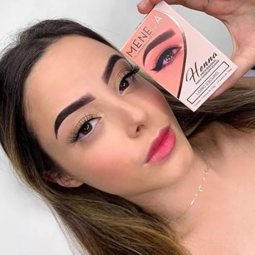 HENNA MENELA ROGINAL DE BRASIL (Hena Menela Brasileira Original para Sobrancelhas) (CASTAÑO CLARO),