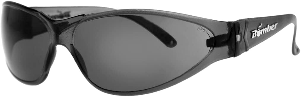 Anti-Fog Safety Glasses, Smoke Frame with Smoked Anti Fog Safety Lens, 8-10 base 66mm Sunglasses - R103AF Safety Sunglasses Glasses