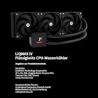 ENERMAX LIQMAX IV 240mm AIO CPU Wasserkühlung|Dual Chamber|TDP 360W+|Intel LGA 1851/1700/115x/2066| AMD AM5/AM4 |Digital Anzeige |2x 120 PWM Performance Flow Fan|ELC-LMIV240-SF – Ansicht 3