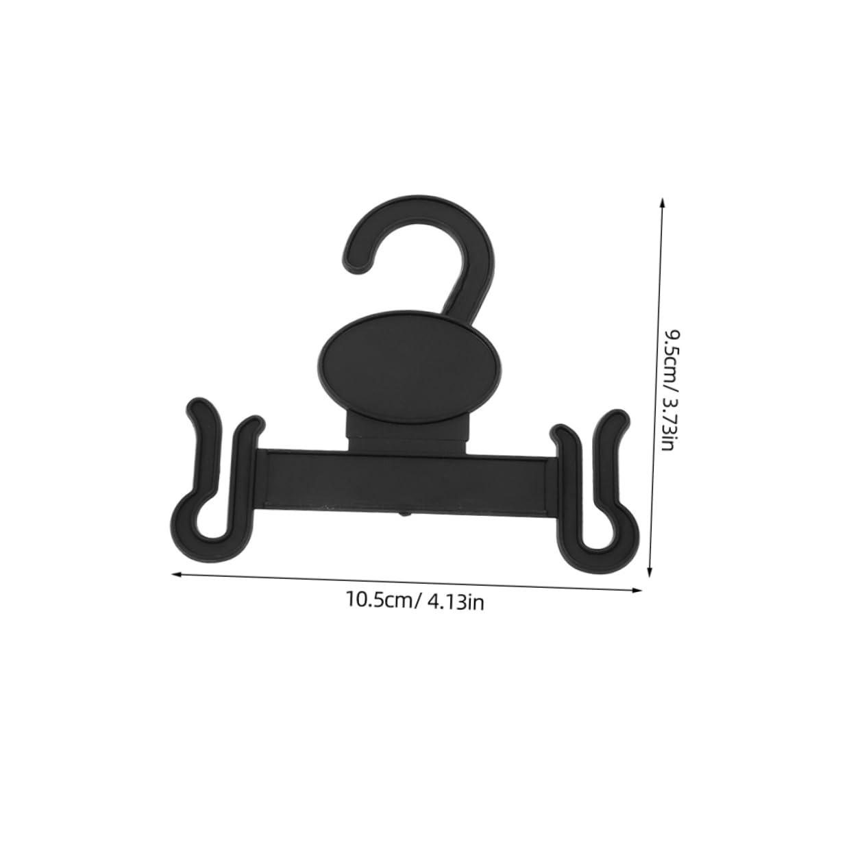 PRETYZOOM 30pcs Slipper Hook Hooks Car Clothes Hanger Hanger Hat Storage Coat Hanger Retail Hanger Holder Holder Slippers Storage Rack Clothes Hangers for Shop Plastic Black