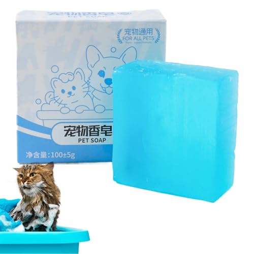 Barra de champú para Perros, Limpieza de Barbilla para Mascotas, champú para el Pelo de Gatito, Barra de jabón para Razas pequeñas, Medianas y Grandes, Cachorros, baño, Viajes, hogar, jardín