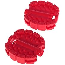 1 Pair Bicycle Pedal Children Bike Tricycle Replacement Cycling Tools Non Slip, 70x61mm, Red