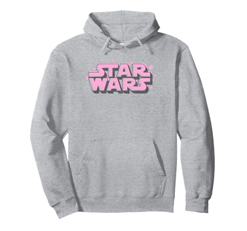 Sweat Star Wars rose imprimé cœurs, sweat-shirt à capuche au design graphique exclusif