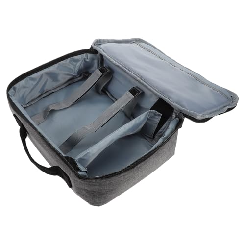 Funda portátil para proyector digital Gatuida, con asa y diseño elegante, para uso en casa, oficina o viaje, protección duradera de tela, almacenamiento versátil de accesorios miniatura 1