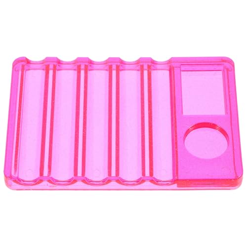 POPETPOP Palette de Nail Art en Plastique Accessoire Élégant 5 Compartiments pour Pinceaux et Stylos Nail Art pour Salon de Manucure ou Espace de Travail