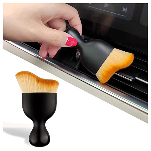 Cxccoi Car Cleaning Brush,Dense Bristles Scratch Free Interior Dust Brush,Portable Clean Tool For Automotive Dashboard,Air Conditioner Vents,Cracks,Keyboards (1Pcs) #TOP4