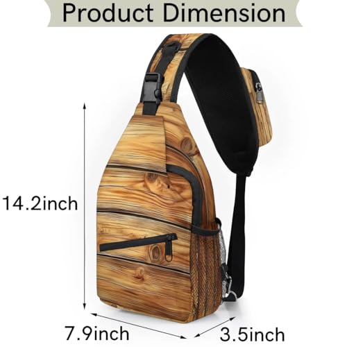 Bolso Sling para hombre y mujer, crossbody unisex miniatura 2