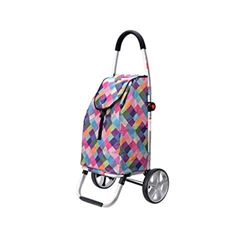 Chariot de caddie pliable en alliage d'aluminium pour escaliers et bagages