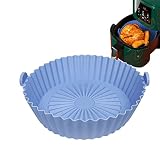 5.5Inch Air Fryer Silicone Pot, Non Stick Air Fryer Silicone Liners Round - Replacement of Parchment