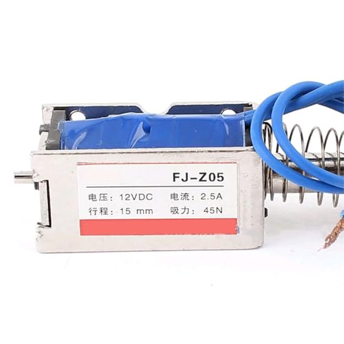 WANGCL FJ-Z05 DC 12 V 2,5 A magnetyczny elektromagnes 45N 15 mm Push Open Frame Elektromagnes
