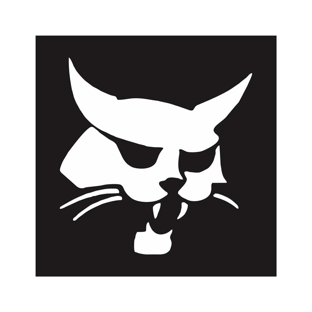 Design Bobcat Head Silhouette Car Sticker Vinyl Decal Car Decoration(White,28cm)