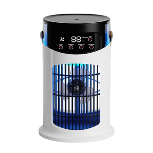 2025 Portable Air Conditioner for Bedroom Personal AC Fan That Blows Cold Air with 6 Wind Speeds 3 Cool Mists Low Noise Mini Air Conditioner for Desktop Office Room Cooling Humidifier