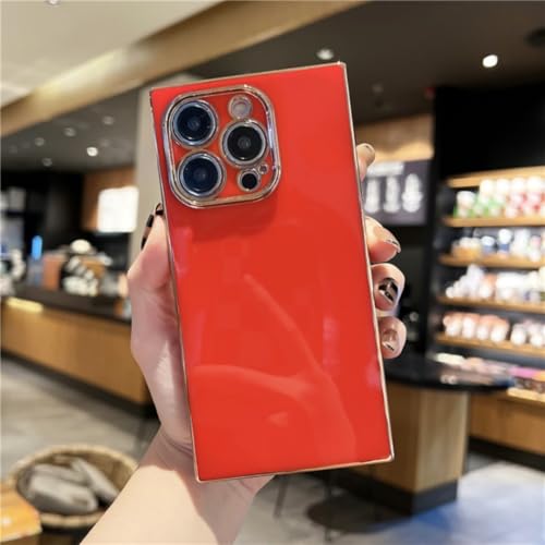 Coque iPhone 12 Pro rouge idéale pour le bureau et les sorties en ville