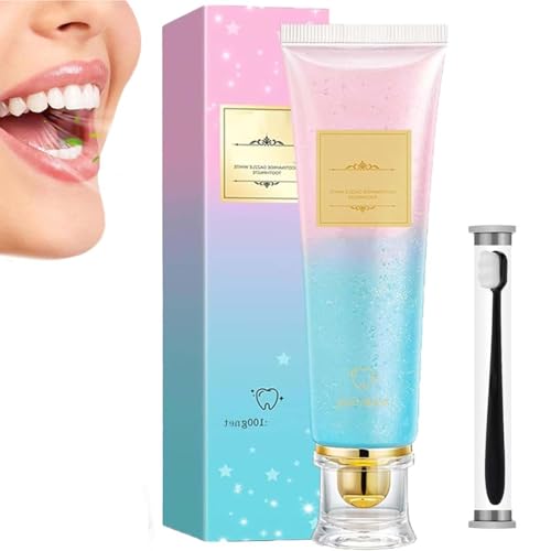 2025 New Natural Body Accel Pasta dentífrica, Body accel Niacinamide Blanqueamiento Toothpaste, Eliminación de manchas dentales, un cuidado suave de las encías (1, flores de cerezo)