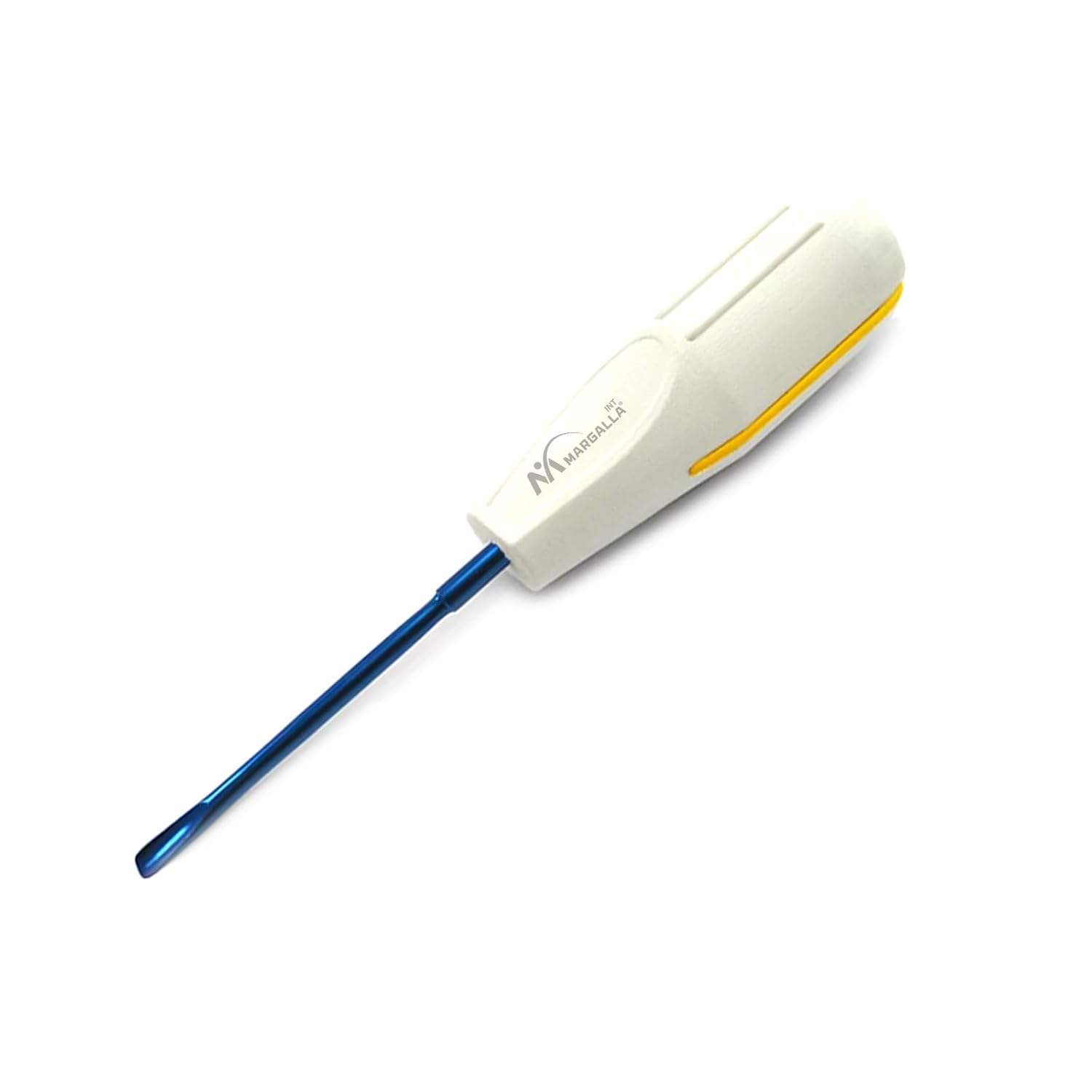 8 Pcs Dental Luxating Elevators Set of 8 Blue Tips Tooth Luxation Root Extraction Elevator White Plastic Handles