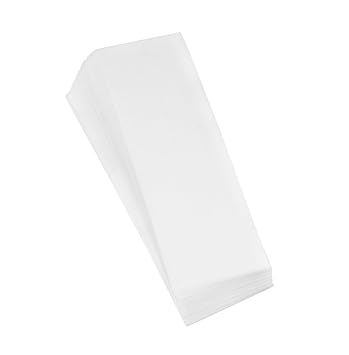 CABAX 8 x 2.7 Disposable Hair Removal Tool Depilatory Paper Nonwoven Cloth Epilator Women Wax Strip Paper Shaving Roll Waxing Smooth Legs, 50 Sheets