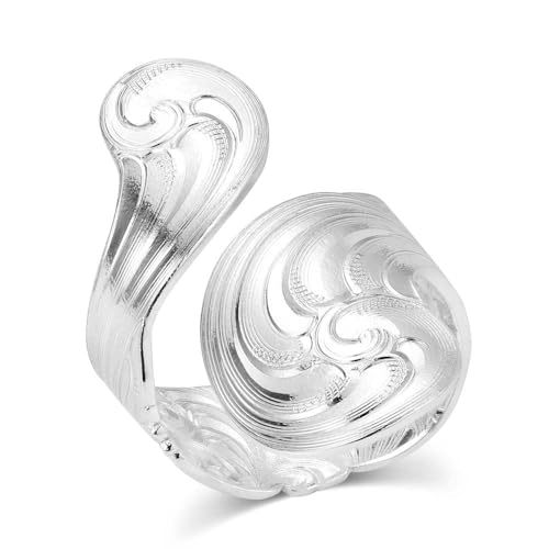 Bague Western Lifestyle Wrap Ring Montana Silversmiths en argent ajustable