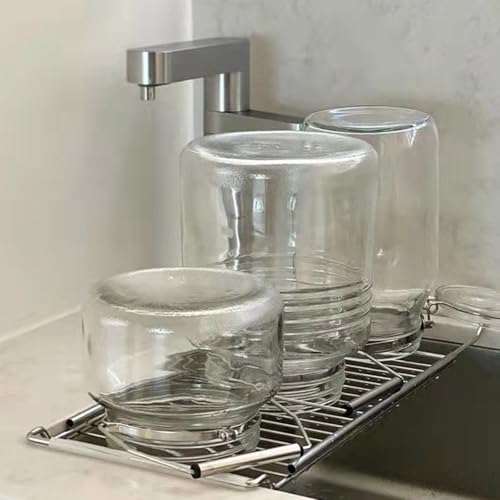 Escurridor de platos para fregadero: dile adiós al desorden en tu cocina con acero inoxidable 7