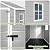 YOFE Outdoor Storage Shed 6x4.4FT, Resin Shed Plastic with Floor for Garden Tool,Waterproof Outdoor Resin Storage,Lockable Doors for Patio,Yard,Lawn (LightGray 6x4)