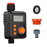 💦 [Estructura Impermeable & Prueba de Fugas] Tiene una interfaz de rosca estándar de 1/2" (DN15) y una interfaz Thrcad interna estándar de 3/4 (DN20), que se puede combinar con la mayoría de las llaves de manguera. El interior está especialmente diseñado para evitar fugas, lo que garantiza una excelente impermeabilidad y Rendimiento anti-fugas.
