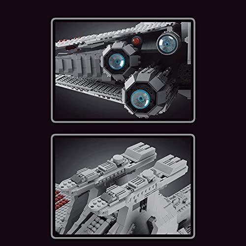 iVansa Technik Sternenzerstörer Modell Bausatz, 21005, 6685 Teile Custom Bausteine Weltraum Destroyer UCS Super Star… – Bild 7