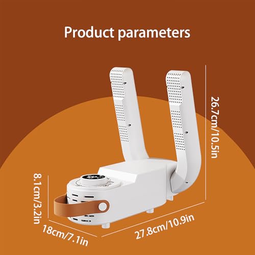 Sèche-chaussures et gants pliable 150W avec minuterie