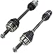 TRQ Front CV Axle Shaft Assembly Set Driver & Passenger Side Compatible with 2002-2006 Honda CR-V