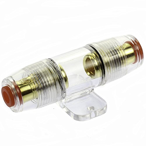 Voodoo (10) Agu Fuse Holder Fuseholder Car Audio 4 6 8 Gauge Inline & Fuse (60 Amp) #TOP2
