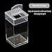 Tighall 20 Pack Diamond Embroidery Storage Jars Small Beads Storage Container Refills Clear Plastic Storage Box for DIY Stitch Tools Nail for Small Object (20Pcs, Square)