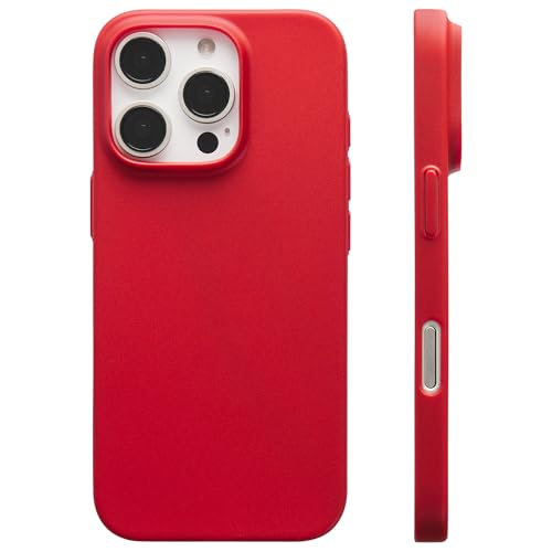 Nucase Cover Ultra Sottile Per Iphone 16 Pro (Original Ultra Thin Case 0,35 Mm). Design Ultra Slim, Pulito E Minimalista Con Vestibilità Precisa. Prot