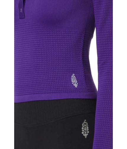 Free People Women's Bail Out Long Sleeve Layer, Dark Amethyst3