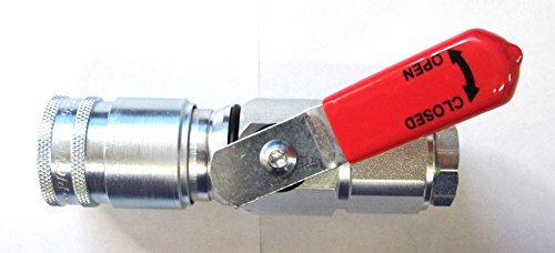 QC 9250-4R - Pioneer Lever Style Quick Coupler - Right Side (Red)