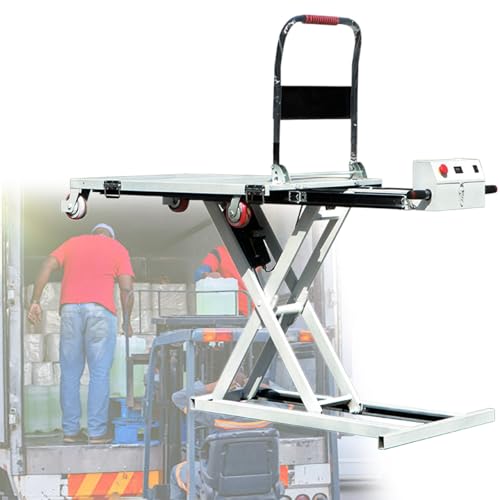 Table élévatrice électrique hydraulique à ciseaux capacité 270 kg, hauteur