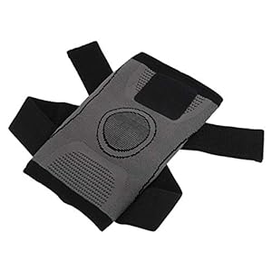 Verstelbare beschermende uitrusting met hoge elasticiteit Warm houden Kneepad voor buitensport(Gray-XXL)