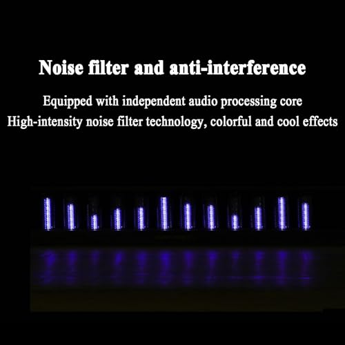 Lámpara espectro RGB acústica con modos preestablecidos y tubos Nixie 4