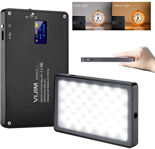 🛒 Crazy Deals VIJIM DSLR LED Video Light on-Camera Dimmable Bi-Color 3000-6500K CRI 96+ Built-in 2800mAh Battery 96 Beads Magnetic Vlog Fill Lighting for Livestream YouTube Up To 50% OFF VIJIM DSLR LED Video Light on-Camera Dimmable Bi-Color 3000-6500K CRI 96+ Built-in 2800mAh Battery 96 Beads Magnetic Vlog Fill Lighting for Livestream YouTube
