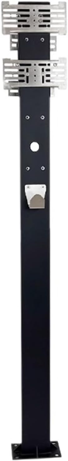 EV Charger Pedestal Outdoor Electric Vehicle Stand Freestanding Charging Station Stand,EV Charger Pedestal Stand - Mobile Connector Mount for Underground Garage & Courtyard - Durable Black 1