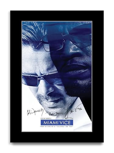 Image of HWC Trading Miami Vice 2006 Gifts Printed Poster Signed Autograph Picture for Movie Memorabilia Fans (ID-003455) - A4 Print Only