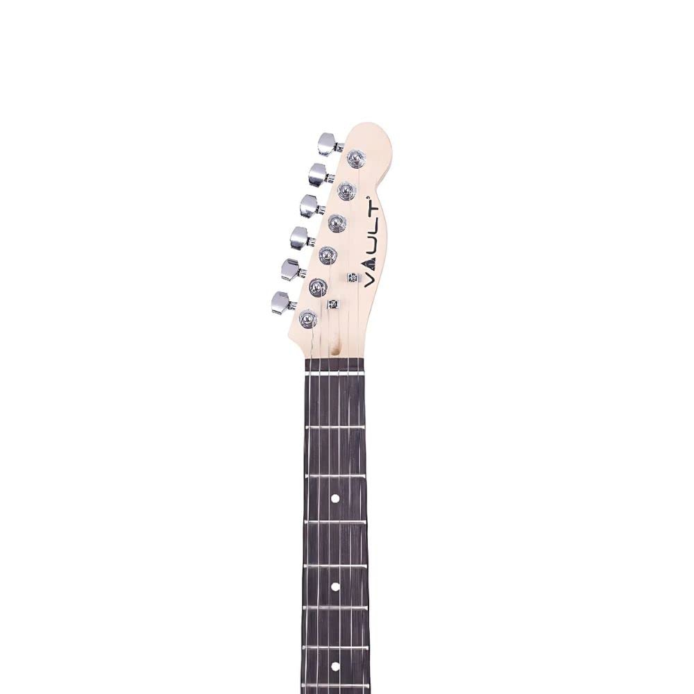 VAULT TL1 Tele Style Poplar Electric Guitar - Natural - Image 5 thumbnail