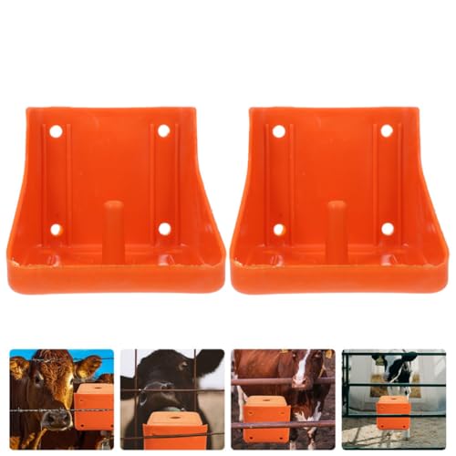 Mangeoire support à sel bétail polyéthylène pour bloc léchage bovin - 6