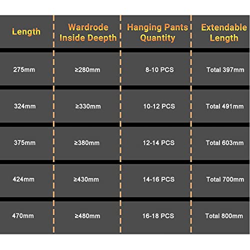 Rail de suspension de placard de qualité supérieure pour dressing moderne - 6