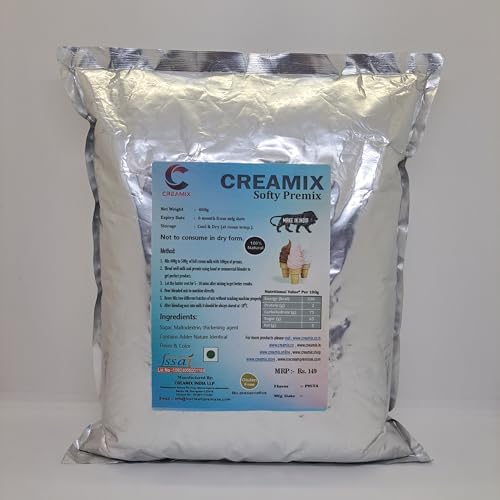 Creamix Softy Premix Pista - 400g | Ice Cream Mix Powder | Softy Premix Powder | Eggless & Gluten Free