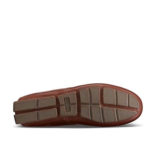 Clarks Herren Markman Plain Fahrer-Slipper, Dunkelbraunes Leder, 45.5 EU – Ansicht 5