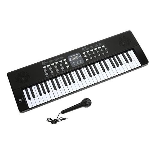 Axman LP5450- Teclado/keyboard con micrófono y conector de alimentación