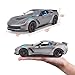 Maisto 1:24 Scale Special Edition 2017 Chevrolet Corvette Grand Sport Die Cast Vehicle (31516-00000002), Metallic Grey