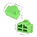 uxcell 20pcs RJ45 Silicone Protectors Ethernet Hub Port Anti Dust Cap Cover, Green