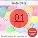 Japard 75 Pcs Numbered Bingo Balls, Only 1.57 inches Colorful Table Tennis Ball Set for Standard Cages and Boards, Easy Read, Perfect for Parties, Prize Raffles